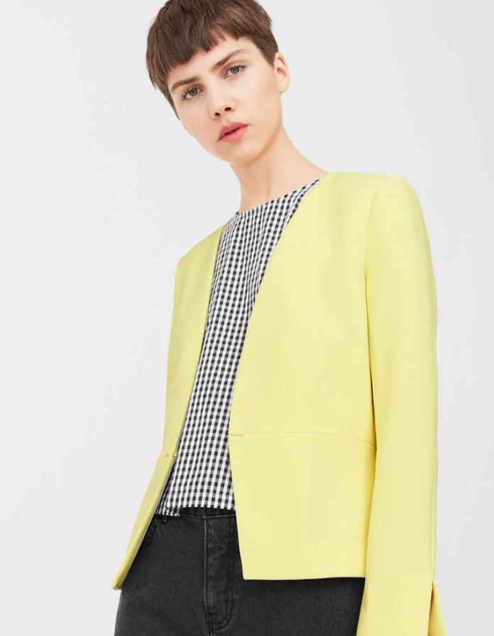 H & M Yellow Slider